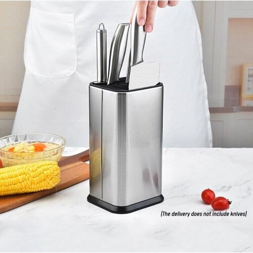 Stainless Steel Kitchen Tool Knife Holder Multifunctional Tableware Accessories Storage Durable Shelf Knife Holder Vegetable