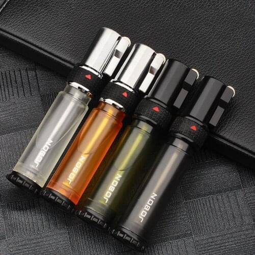 2020 New Jobon Jet Flint Lighter Gas Turbo Torch Lighter Inflated Butane Windproof Metal Grinding Wheel Lighter Gadgets For Men