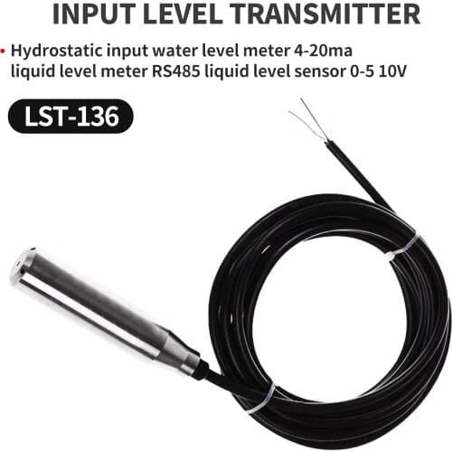 1-10m RS485 for Pump 4-20MA Output Integral Level Transmitter Liquid Oil Water Level Sensor Probe Detect Controller Float Switch