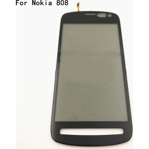 100% Tested Original 4.0 inches For Nokia PureView 808 Touch Screen Digitizer Sensor Front Glass Lens Panel