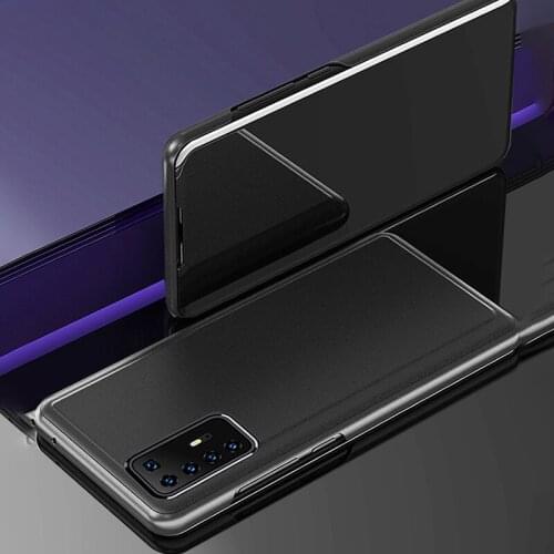 2021 New Clear View Smart Mirror Flip Foldable Stand Cases For Huawei Mate 20 Pro Mate 20 Lite Intelligent Wake Cover