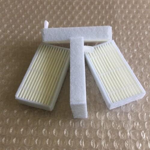 4 pieces/lot Robot Vacuum Cleaner HEPA Filter replacement for ilife v1 Robotic Cleaner Parts