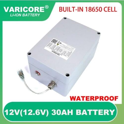 12V 30ah 20ah solar street light lithium battery camera monitoring 12.6V 18650 waterproof backup Solar Monitoring batteries