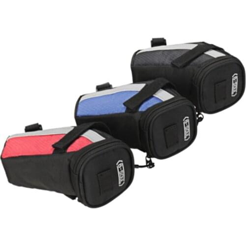 Folding bike saddle bag tail bag riding accessories and equipment rear tail bag mountain bike bicycle riding cushion tail bag