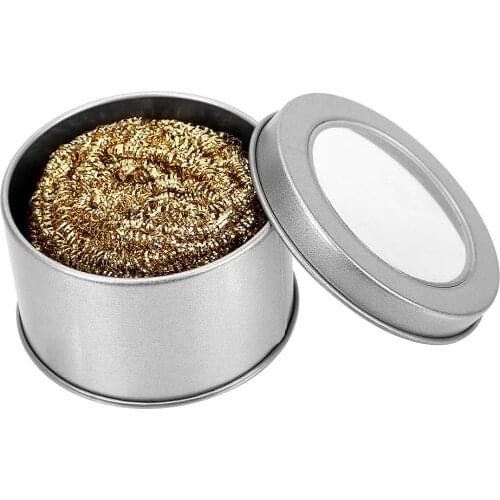 Welding Soldering Iron Tip Cleaner Wiping Auxiliary Tool Copper Wire Mould Welding Cleaning Ball Mechanical Accessories