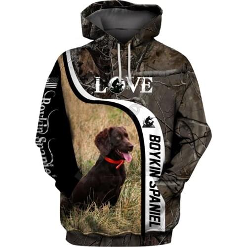 Boykin Spaniel 3D Hoodies Printed Pullover Men For Women Funny Sweatshirts Fshion Christmas Sweater Drop Shipping 06