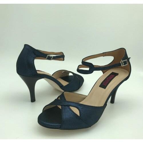 Sexy Flamenco Dance Shoes Argentina Tango Shoes pratice shoes party shoes T6226F-DBL Leather Hard Sole 7.5cm 9cm heel available