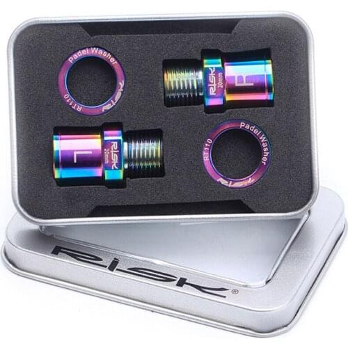 Bicycle Pedal Converter Mountain Road Extension Axis Extender Spacers Washer MTB Bike Adapter Titanium Alloy Screw Ti Bolts Part