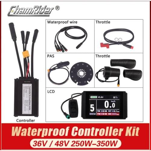 Waterproof Connector 250W 14A Controller LCD8H PAS Throttle Brake