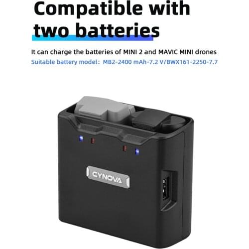 High Quality 2 in 1 Two Way Battery Charging Hub For DJI Mini 2 / Mavic mini Drone Accessories