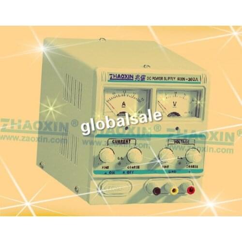 Zhaoxin All New RXN-302A Linear DC Power Supply 0-30V Outpur Voltage, 0-2A Output Current