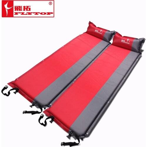 170+25)*65cm Single Automatic Splicable Air Mattress Widens And Lengthens Wear-Resistant Skin-Friendly Beach Moisture-Proof Mat