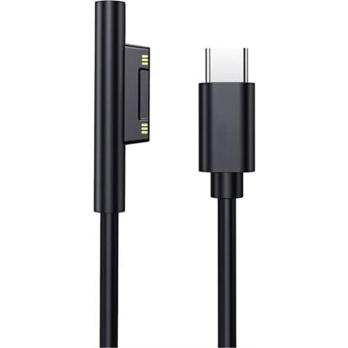 Supply Charger Adapter Fast Charging Cable Type C Power 15V 3A PD Cord for Surface Pro 7/6/54/3 Book/Book 2 P82A