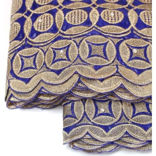 African Bazin Riche Fabric With Brode 2021 Latest Fashion Cotton Dry Embroidery Basin lace Fabric Guinea Brocade Fabrics 7yards