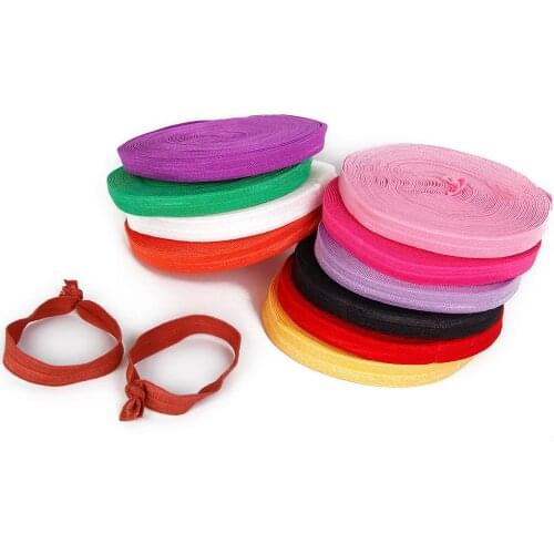 David accessories 3/8'' (9mm) solid FOE elastic ribbon diy garment headwear headbands accessories DIY handmade materials,5Yc233