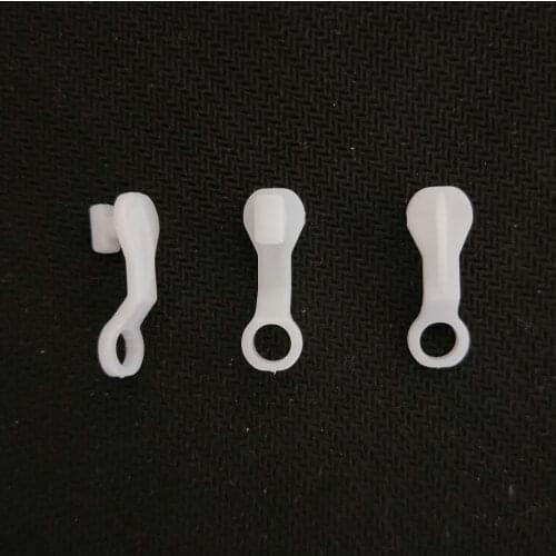 50pcs White Hanging Curtain Hooks Monorail Drape Window Curtain Ring Loop Clip Glide Plastic Nylon Hook Shower Room Accessories