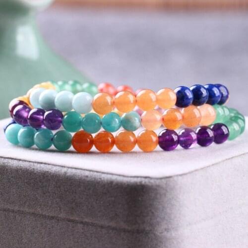 Berserk Natural Stone Beads Strand Couple Bracelet For Women Charms Bangle Male Jewelry Accessories
