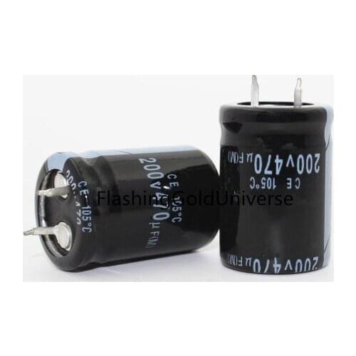 12PCS 200V470UF 470UF200V Electrolytic Capacitor volume 22X30 22X40mm New and Original best quality