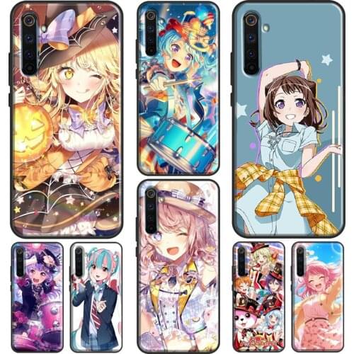 BanG Dream Anime Case For Realme 6 Pro 7 C3 Q2 X2 X7 X50 Cover For OnePlus 7T 8T 6T 6 7 Pro 8 Pro Nord
