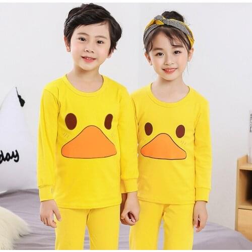 Kids Pajamas Long Sleeve Pyjamas Baby Boys Cartoon Rabbit Printed Clothing Suit Cotton Children Sleepwear For Girls Baby Pijamas