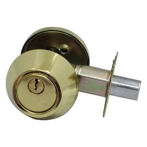 Door Hardware Iron Tubular Lever Door Locks / Deadbolt Invisible Locks D101 Glod Plated
