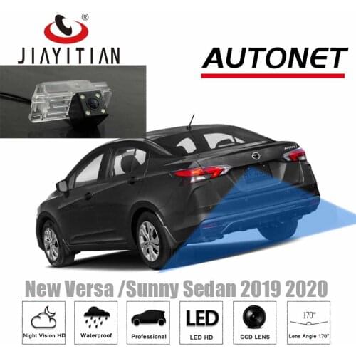 JIAYITIAN rear view camera For nissan New Versa/Sunny Sedan 2019 2020/CCD/Night Vision/Backup Reverse Camera parking camera