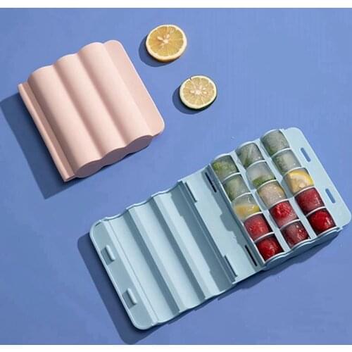 Creative Wave Silicone Ice Tray Mold DIY Handmade Ice Cube Making Tools Practical Ice Cube Tray Kitchen Accessories Ice Mold