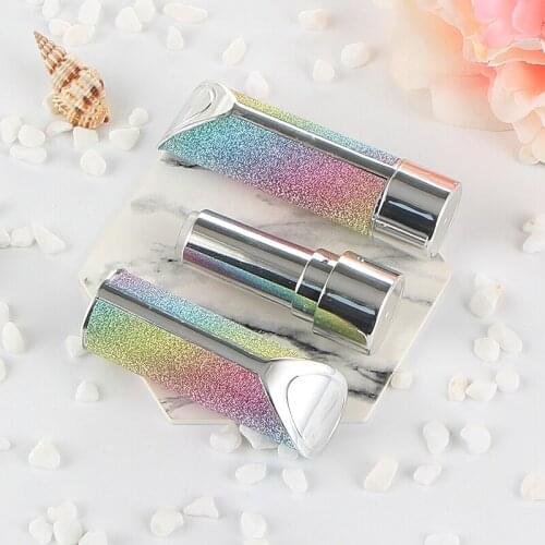 Summer DIY Empty Lipstick Lipgloss Tubes Rainbow Colorful Cream Lips Cosmetic Containers Makeup Tools for Traveling 200pcs/lot