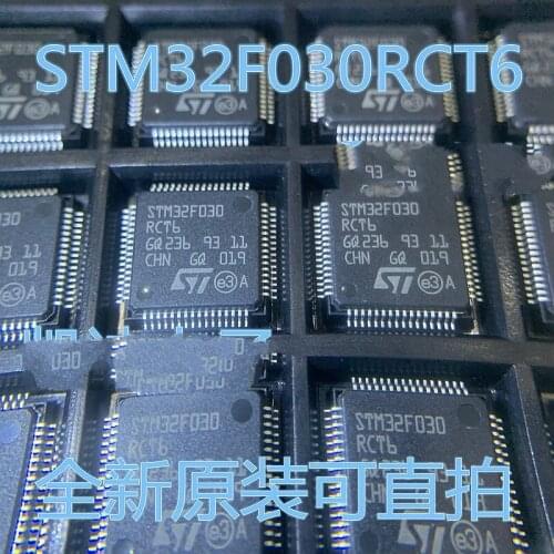 1pcs STM32F030RCT6 LQFP64 ST MCU IC chip For Electrical Equipment XP016I