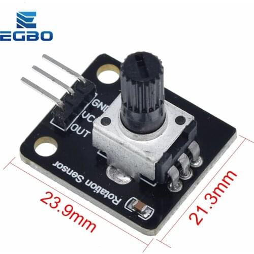 EGBO Rotary Potentiometer Analog Knob Module For Raspberry Pi Arduino Electronic Blocks RV09 Rotary encoder for arduino