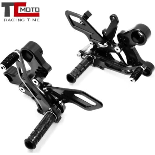 Motorcycle CNC Adjustable Rider Rear Sets Rearset Footrest Foot Pegs for Yamaha MT09 FZ09 MT-09 FZ-09 MT 09 2013 2014 2015 2016