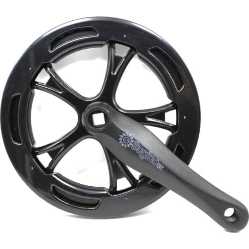 Road Bike Crank Set Single Speed 52T length 170mm Bicycle Crankset Hollow Square hole Tooth Plate Crank Set Sprocket Accessories