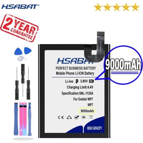New Arrival [ HSABAT ] 9000mAh S76 Replacement Battery for OUKITEL WP7