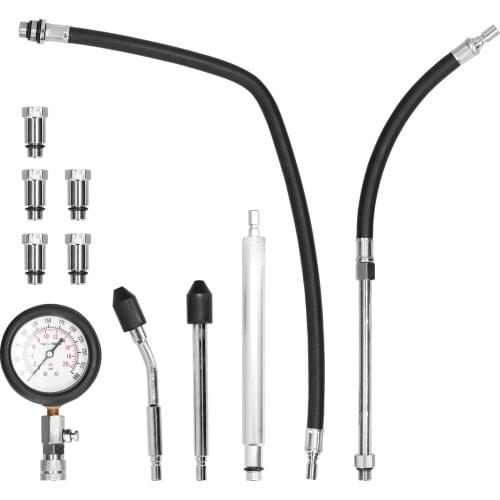 0–20bar 0–300 PSI Professional Car Engine Cylinder Compression Tester Kit Automotive Gas-Cylinder Pressure Tester with Air Gauge