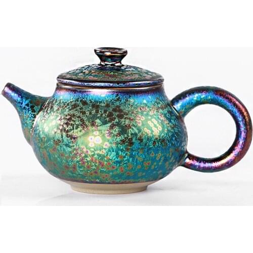 PINNY 220ML Kiln Change Colorful Teapot High Quality Colorful Pigmented Tea Pots Kung Fu Teapots Traditional Chinese Drinkware