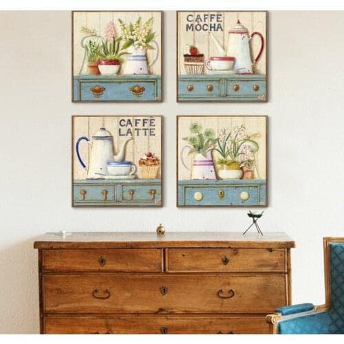 Nordic Simple Flower Painting for Living Room Wall Decor No Framed Modular Art Canvas Picture Modern Home Decoration Poster