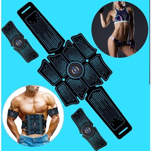 Abdominal Muscle Trainer EMS ABS Fitness Equipment Training Gear Muscle Exerciser Stimulator Belt Belly Sport Fitness Home Gym