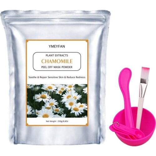 Moisturizing Soft Film Powder Spa Jelly Facial Mask Reduce Redness Repair Sensitive Chamomile Face Skin Care Jelly Mask Powder