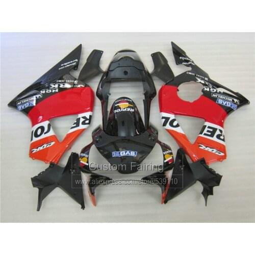 High quality motorcycle fairing kit for Honda CBR954RR 02 03 red black fairings set CBR954RR 2002 2003 BM25