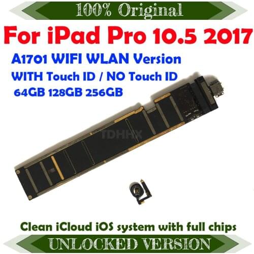 WIFI A1701 For iPad Pro 10.5 2017 Motherboard Original Clean Main Board Wlan Support IOS Full Chips 32/64/128g