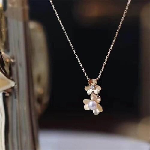 Factory Wholesale Real Solid S925 Sterling Silver Accessories DIY Jewelry Making Pearl Pendant For Women Charm Gift