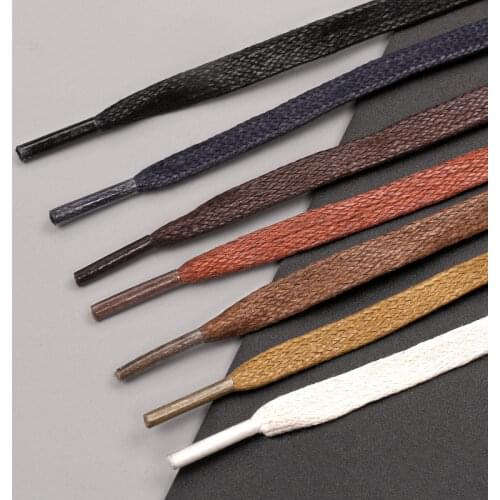 1Pair 80CM Casual Shoes Laces Women Men Leather Waterproof Unisex Waxed Flat Boots Shoelaces