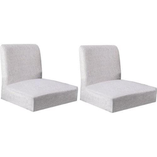 2pcs High Seat Bar Stool Cover Protector Dining Room Chair Slipcovers Decorative