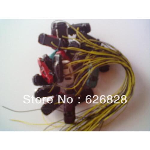 30pcs model plastic mini color light car scale 1/200 for layout train