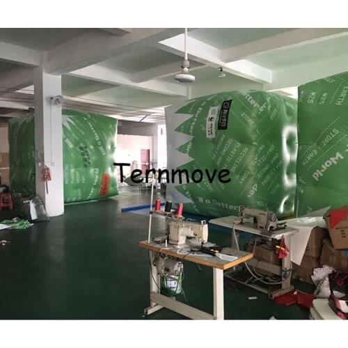 Free shipping Custom Inflatable Helium Square Cube Balloon,Giant Inflatable Cube Helium Advertising Balloon with 4 sides