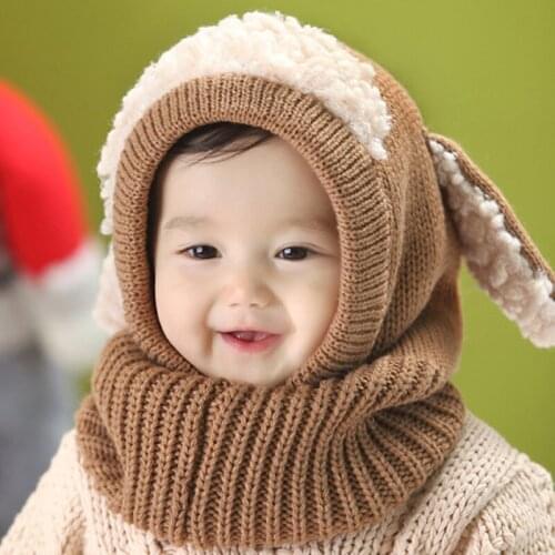 Children Baby Sweater Hat Warm Knitting Cap Lovely Comfortable for Winter Outdoor ZJ55