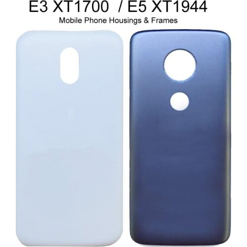 For Motorola MOTO E3 XT1700 Mobile Phone Housings Frames For Moto E5 XT1944 Battery Back Cover Door Housing Case