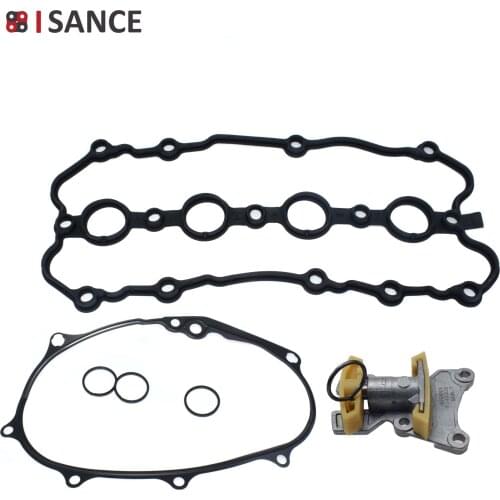 Engine Chain Timing Cover Gasket Seal + Tensioner Kit For 2.0 Audi VW Skoda Seat 06F198107A 06D103121B 06F103483D 06F109217A