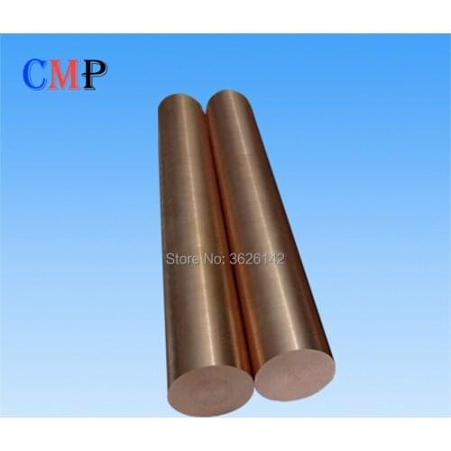 Copper Tungsten Round CuW75 Dia. 50x155mm Tungsten Copper Rod Copper Tungsten Alloy EDM Electrode