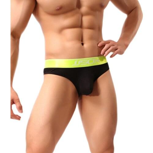 Mens Sexy Men Underwear Modal Briefs Width Waist Panties Trunks Convex Homme Bulge Pouch Soft Male Elasticity Underpants Briefs